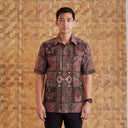 Inadara - Mandalas Kemeja Batik Pria Premium Lengan Pendek - Mandalas