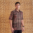 Inadara - Mandalas Kemeja Batik Pria Premium Lengan Pendek - Mandalas