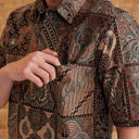 Inajo - Mandalas Kemeja Batik Pria Premium Lengan Pendek - Mandalas