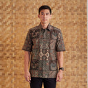 Inajo - Mandalas Kemeja Batik Pria Premium Lengan Pendek - Mandalas