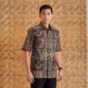 Inajo - Mandalas Kemeja Batik Pria Premium Lengan Pendek - Mandalas