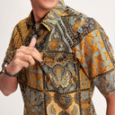 Inara - Mandalas Kemeja Batik Pria Premium Lengan Pendek - Mandalas
