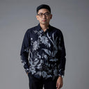 Ireng - Mandalas Kemeja Batik Pria Premium Lengan Panjang - Mandalas