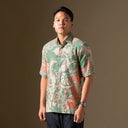 Jalagrin - Mandalas Premium Men’s Short Sleeve Batik Shirt - Mandalas