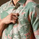 Jalagrin - Mandalas Premium Men’s Short Sleeve Batik Shirt - Mandalas