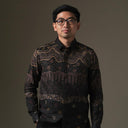 Jaravi - Mandalas Kemeja Batik Pria Premium Lengan Panjang - Mandalas