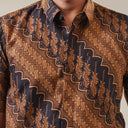 Jarawa - Mandalas Kemeja Batik Pria Premium Lengan Pendek - Mandalas