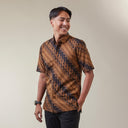 Jarawa - Mandalas Kemeja Batik Pria Premium Lengan Pendek - Mandalas