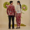 Jayabara - Mandalas Set Sarimbit Couple Kemeja Lengan Panjang dan Rok Batik Premium - Mandalas