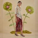 Jayabara - Mandalas Set Sarimbit Couple Kemeja Lengan Panjang dan Rok Batik Premium - Mandalas