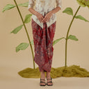 Jayabara - Mandalas Set Sarimbit Couple Kemeja Lengan Panjang dan Rok Batik Premium - Mandalas