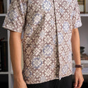 Jazer - Mandalas Kemeja Batik Pria Premium Lengan Pendek - Mandalas