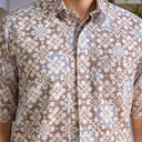 Jazer - Mandalas Kemeja Batik Pria Premium Lengan Pendek - Mandalas