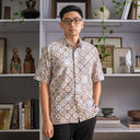 Jazer - Mandalas Kemeja Batik Pria Premium Lengan Pendek - Mandalas