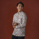 Jazer - Mandalas Koko Kemeja Batik Pria Premium Lengan Panjang - Mandalas