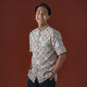 Jazer - Mandalas Koko Kemeja Batik Pria Premium Lengan Pendek - Mandalas