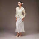 Jenar Butter Long Sleeve – Mandalas Women's Embroidered Organza - Mandalas