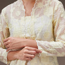 Jenar Butter Long Sleeve – Mandalas Women's Embroidered Organza - Mandalas