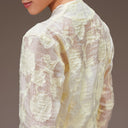 Jenar Butter Long Sleeve – Mandalas Women's Embroidered Organza - Mandalas