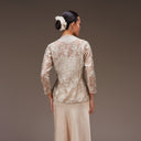 Jenar Etoupe Long Sleeve – Mandalas Women's Embroidered Organza - Mandalas