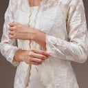 Jenar Porcelain Long Sleeve – Mandalas Women's Embroidered Organza - Mandalas