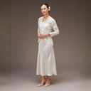 Jenar Porcelain Long Sleeve – Mandalas Women's Embroidered Organza - Mandalas