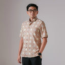Kaburen - Mandalas Premium Men's Short Sleeve Batik Shirt - Mandalas