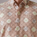 Kaburen - Mandalas Premium Men's Short Sleeve Batik Shirt - Mandalas