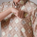 Kaburen - Mandalas Premium Men's Short Sleeve Batik Shirt - Mandalas