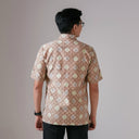 Kaburen - Mandalas Premium Men's Short Sleeve Batik Shirt - Mandalas