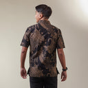 Kaladewa - Mandalas Premium Men's Short Sleeve Batik Shirt - Mandalas