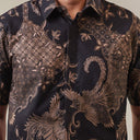 Kaladewa - Mandalas Premium Men's Short Sleeve Batik Shirt - Mandalas