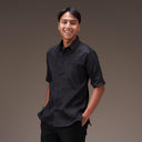 Kalandara - Mandalas Kemeja Tenun Pria Handmade Lengan Pendek Premium - Mandalas