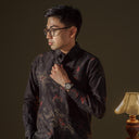 Kalisto - Mandalas Kemeja Batik Pria Premium Lengan Panjang - Mandalas