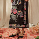 Kalyana Black - Mandalas Rok Lilit Batik Premium Wanita - Mandalas