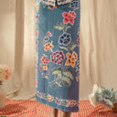 Kalyana Blue - Mandalas Rok Lilit Batik Premium Wanita - Mandalas