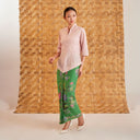 Kalyana Green - Mandalas Women's Premium Batik Pleated Skirt - Mandalas