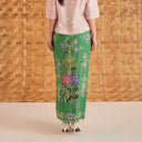 Kalyana Green - Mandalas Women's Premium Batik Pleated Skirt - Mandalas