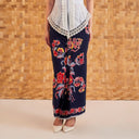 Kalyana Indigo - Mandalas Women's Premium Batik Pleated Skirt - Mandalas