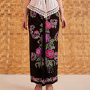 Kalyana Onyx - Mandalas Women's Premium Batik Pleated Skirt - Mandalas