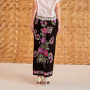Kalyana Onyx - Mandalas Women's Premium Batik Pleated Skirt - Mandalas