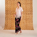 Kalyana Onyx - Mandalas Women's Premium Batik Pleated Skirt - Mandalas
