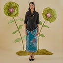 Kalyana Teal - Mandalas Rok Lilit Batik Premium Wanita - Mandalas