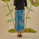 Kalyana Teal - Mandalas Rok Lilit Batik Premium Wanita - Mandalas