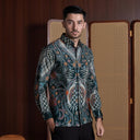 Kanajo - Mandalas Kemeja Batik Pria Premium Lengan Panjang - Mandalas