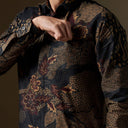 Kanaria - Mandalas Premium Men’s Long Sleeve Batik Shirt - Mandalas
