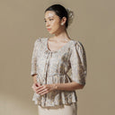 Kania Lengan Pendek - Mandalas Atasan Babydoll Wanita Outer Modern - Mandalas