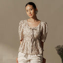 Kania Lengan Pendek - Mandalas Atasan Babydoll Wanita Outer Modern - Mandalas