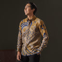 Karika - Mandalas Kemeja Batik Pria Premium Lengan Panjang - Mandalas