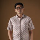 Kawamon - Mandalas Kemeja Batik Pria Premium Lengan Pendek - Mandalas